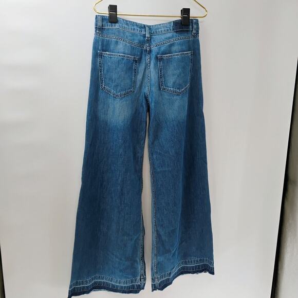 Kujten Wide Leg Blue Jeans - Picture 4 of 12